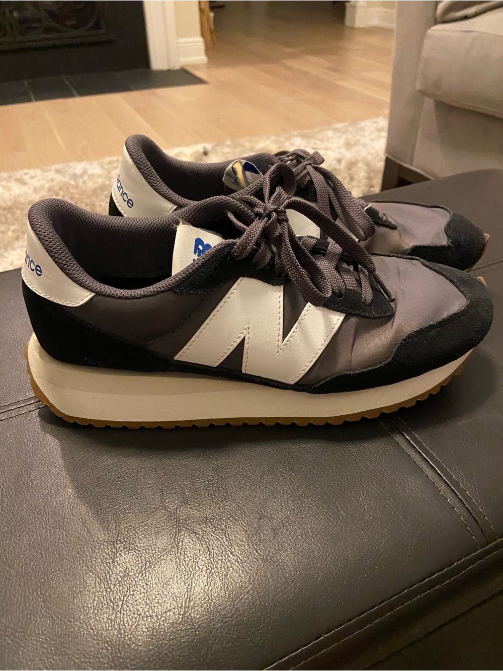 New Balance 237 Gray and White